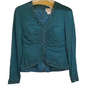 Jovani Sequin Top